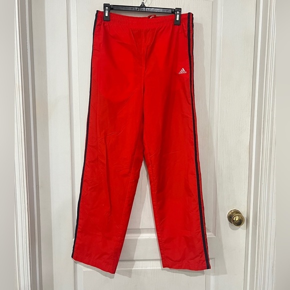 adidas Other - Vintage Adidas Red Windbreaker Pants